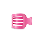 Paradise Pink Teleties Flat Square Clip - Southern Chic Tees & Boutique