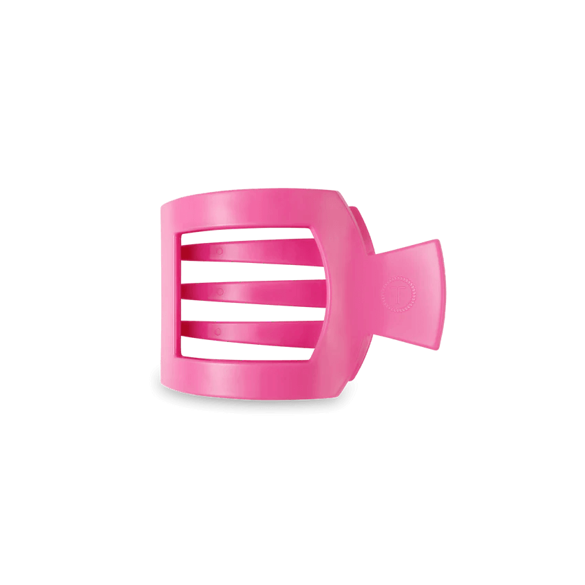 Paradise Pink Teleties Flat Square Clip - Southern Chic Tees & Boutique