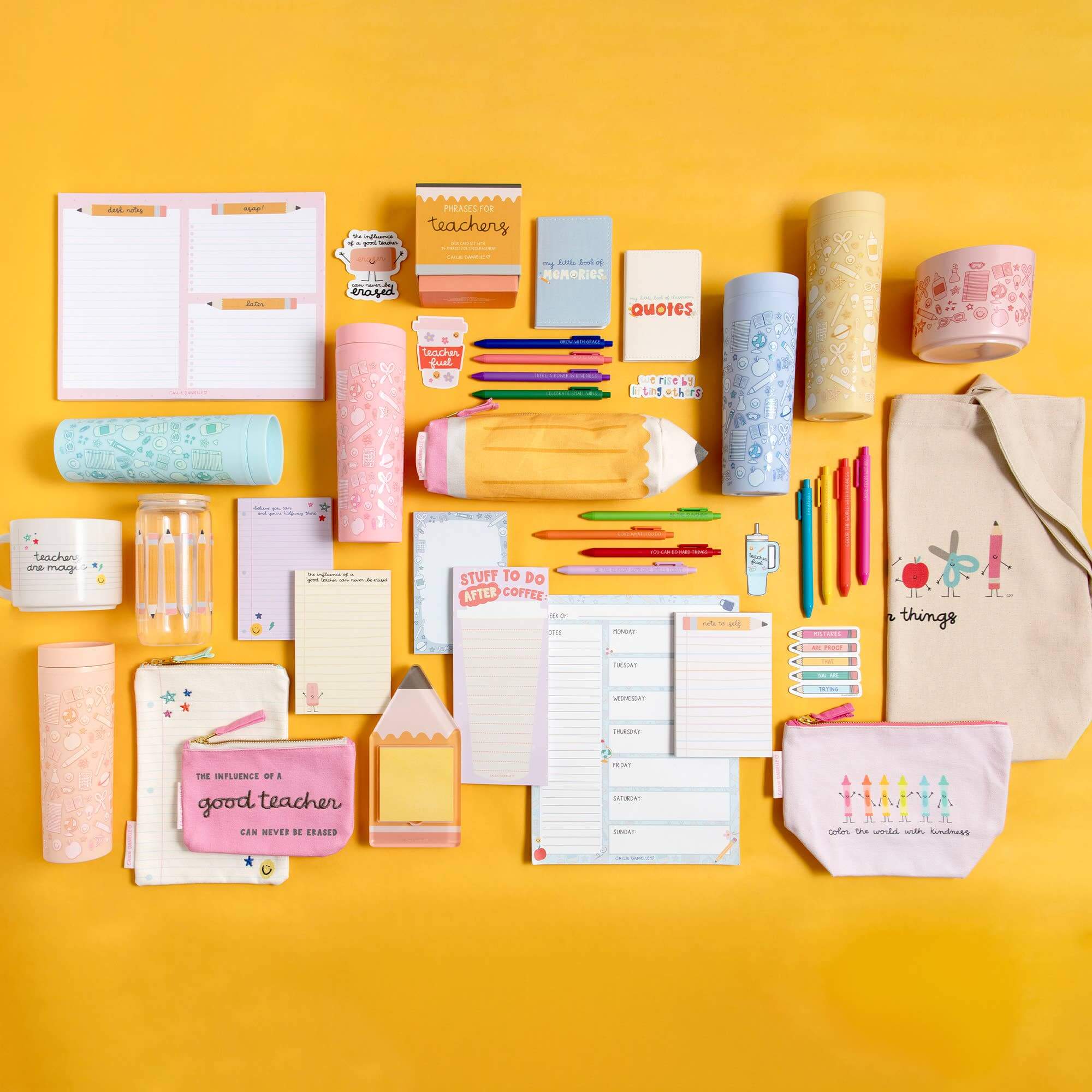 Phrases For Teachers Encouraging Desk Card Set - Southern Chic Tees & Boutique