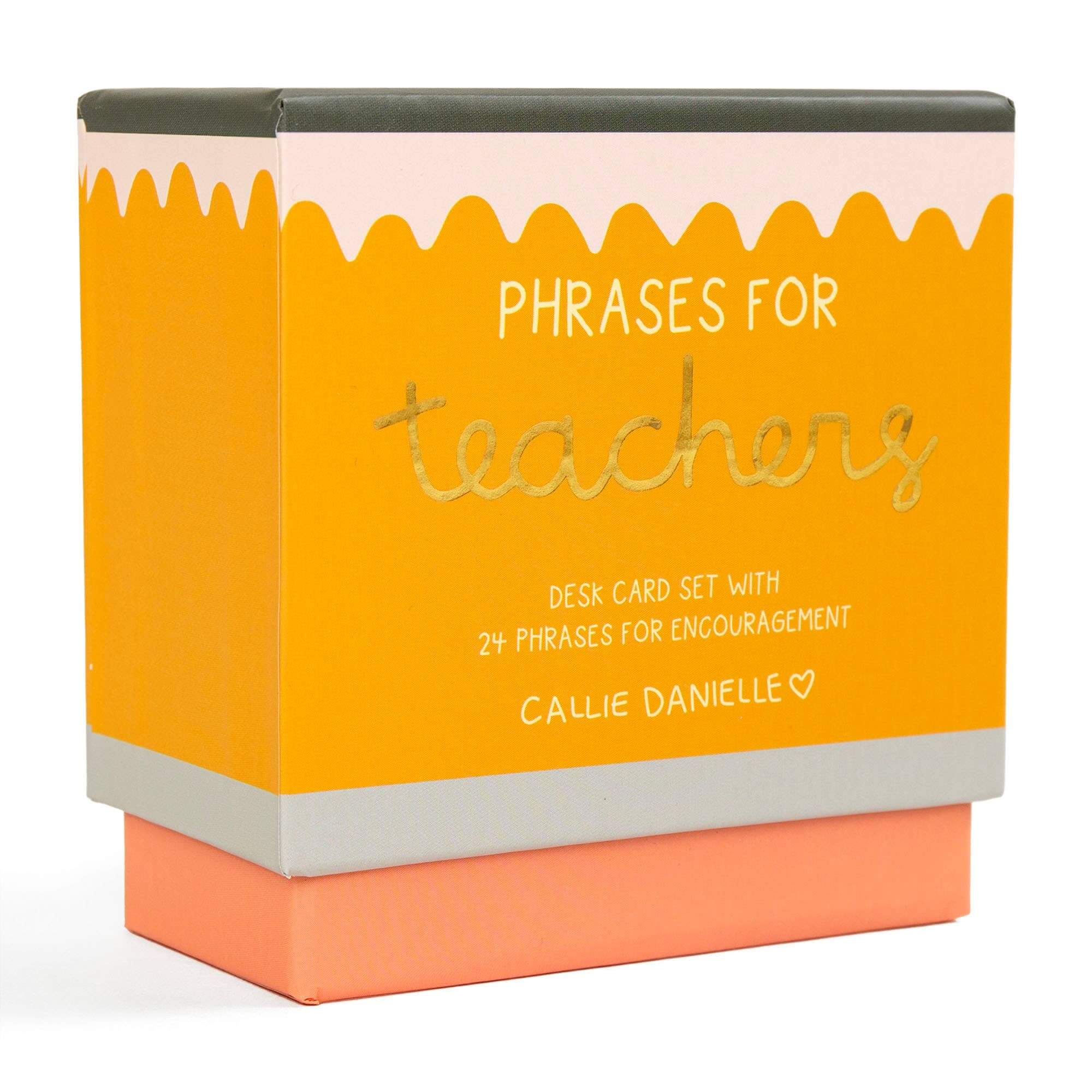 Phrases For Teachers Encouraging Desk Card Set - Southern Chic Tees & Boutique