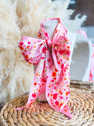 Pink Wildflower Twilly Scarf - Southern Chic Tees & Boutique