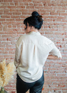 Pinstripe Collared Button Down - Southern Chic Tees & Boutique