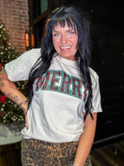 Plaid Merry Graphic Tee - Southern Chic Tees & Boutique