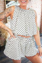 Polka Dot Bubble Tank & Short Set - Southern Chic Tees & Boutique