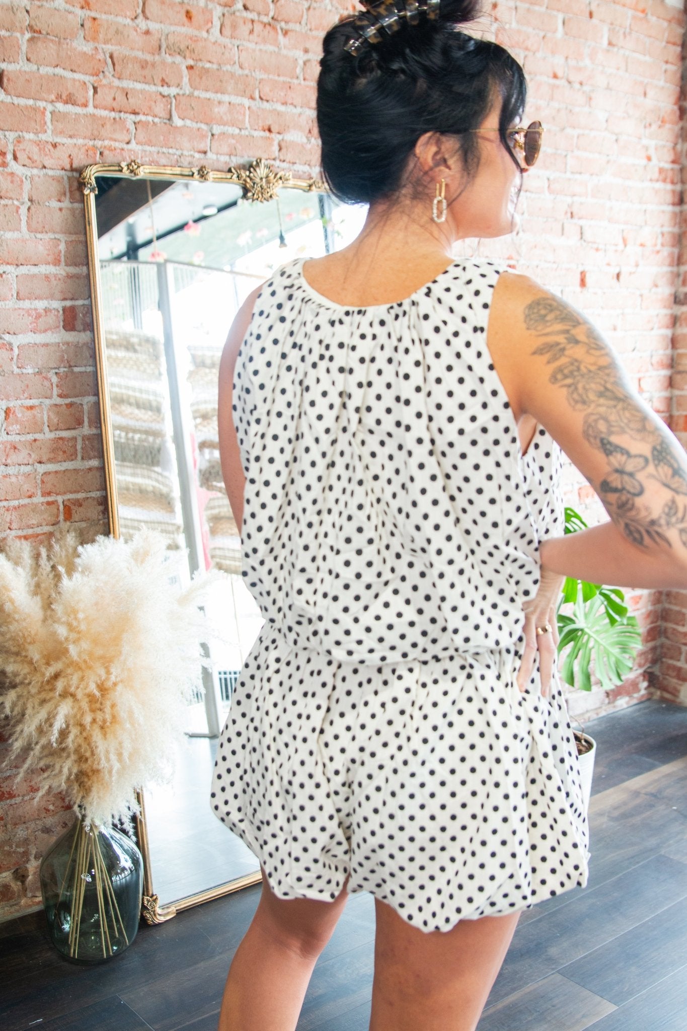 Polka Dot Bubble Tank & Short Set - Southern Chic Tees & Boutique