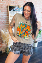 Punchy Mama Retro Graphic Muscle Tee | Oversized Western Tank - Southern Chic Tees & Boutique