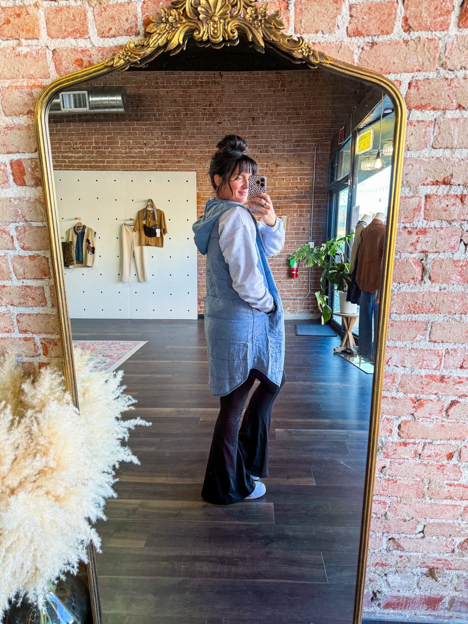 Quincy Quilted Duster Vest - Southern Chic Tees & Boutique