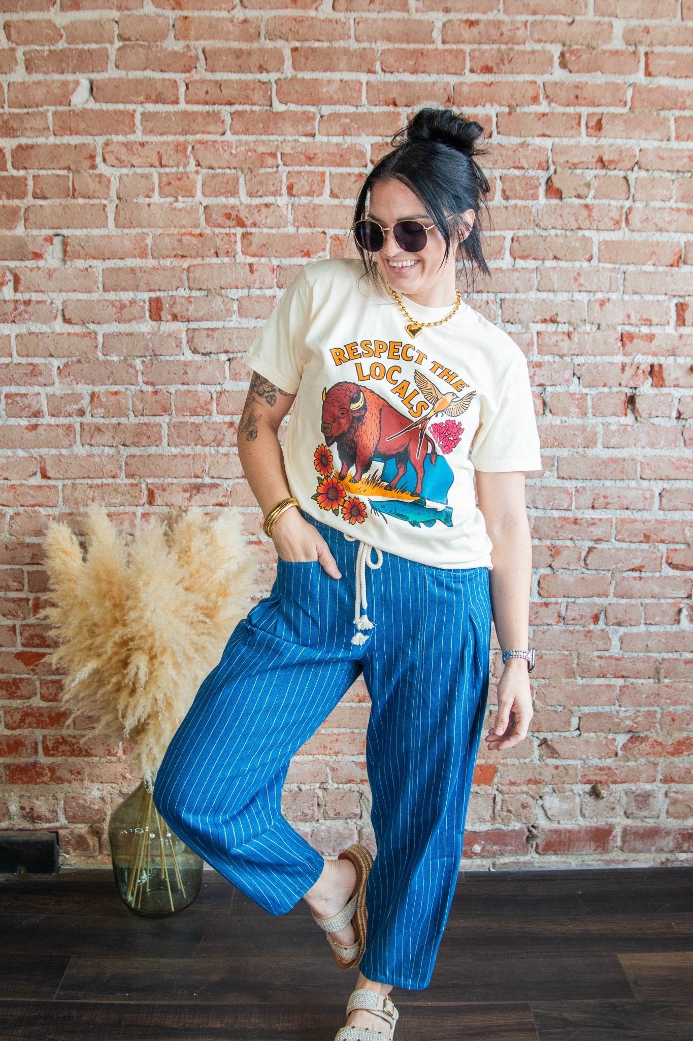 Respect the Locals Graphic Tee - Southern Chic Tees & Boutique