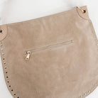 Rosalie Rivet Suede Hobo Bag | Oat - Southern Chic Tees & Boutique