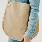 Rosalie Rivet Suede Hobo Bag | Oat - Southern Chic Tees & Boutique
