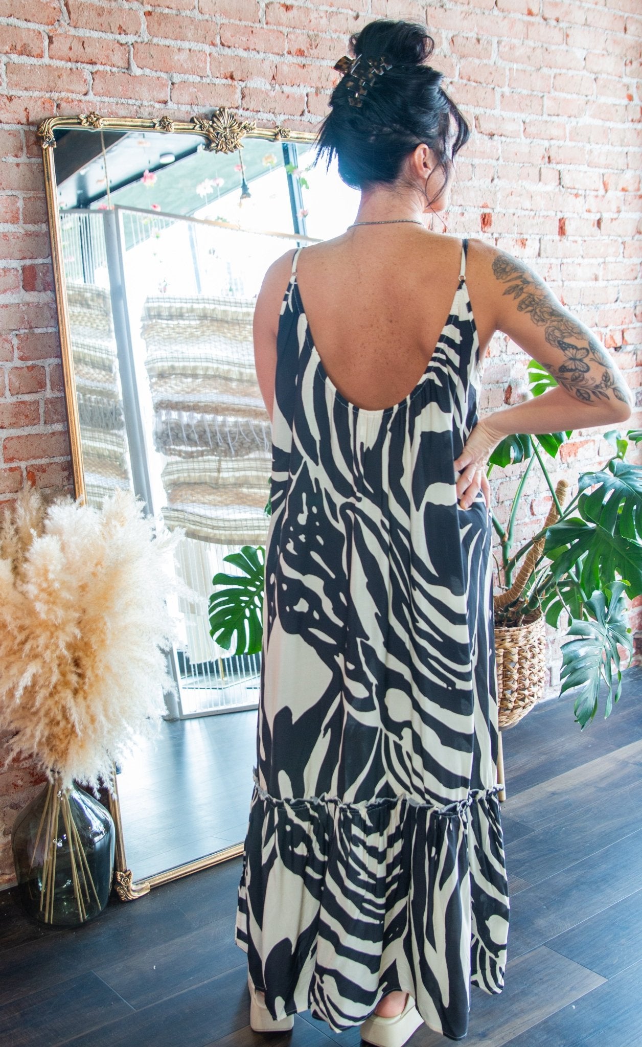 Safari Nights Zebra Print Maxi Dress - Southern Chic Tees & Boutique