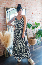 Safari Nights Zebra Print Maxi Dress - Southern Chic Tees & Boutique