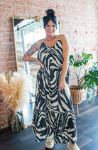 Safari Nights Zebra Print Maxi Dress - Southern Chic Tees & Boutique