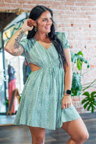 Sage Wildside: Leopard Print Cut - Out Wrap Mini Dress - Southern Chic Tees & Boutique