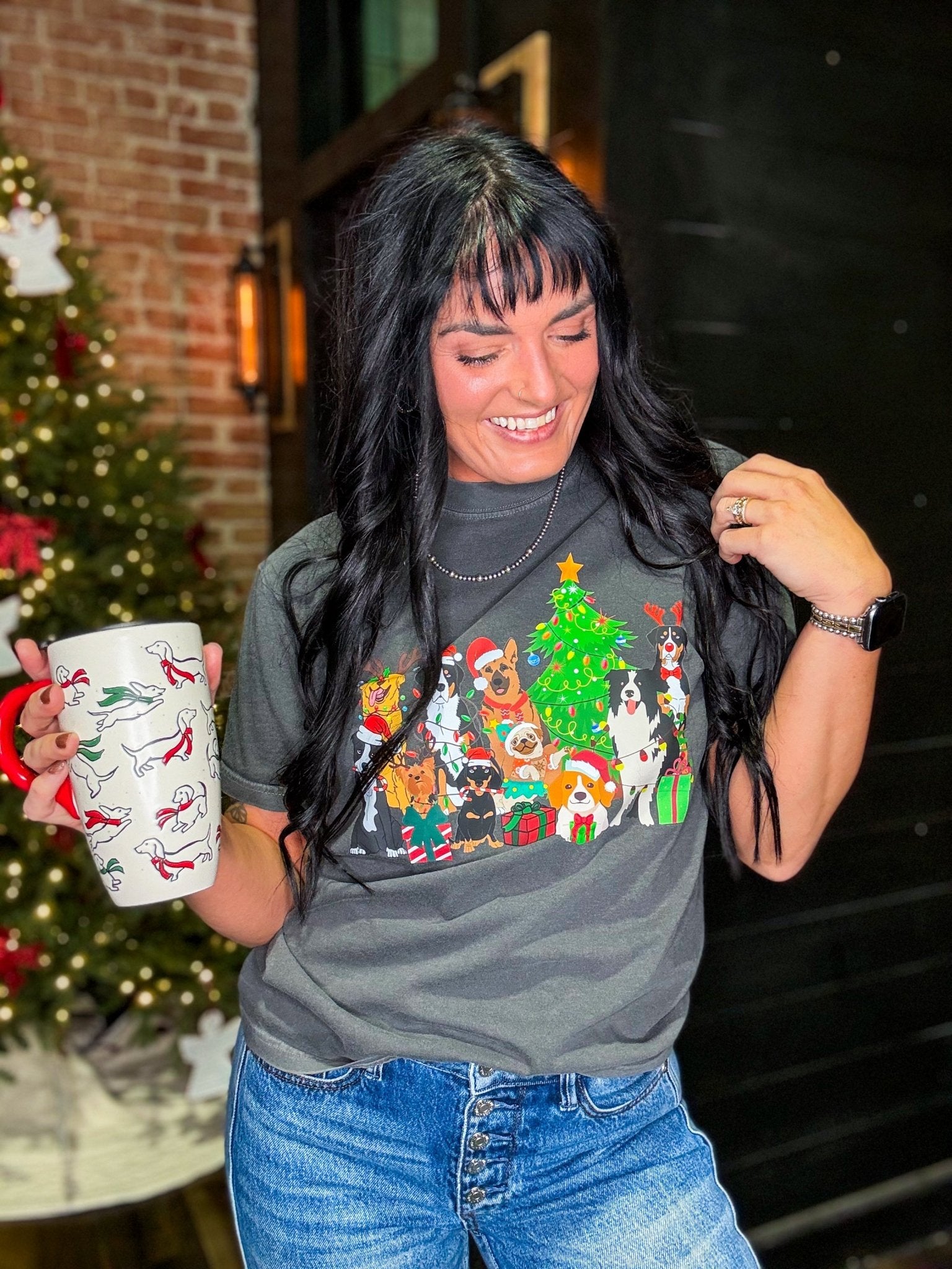 Santa Paws Graphic Tee - Southern Chic Tees & Boutique