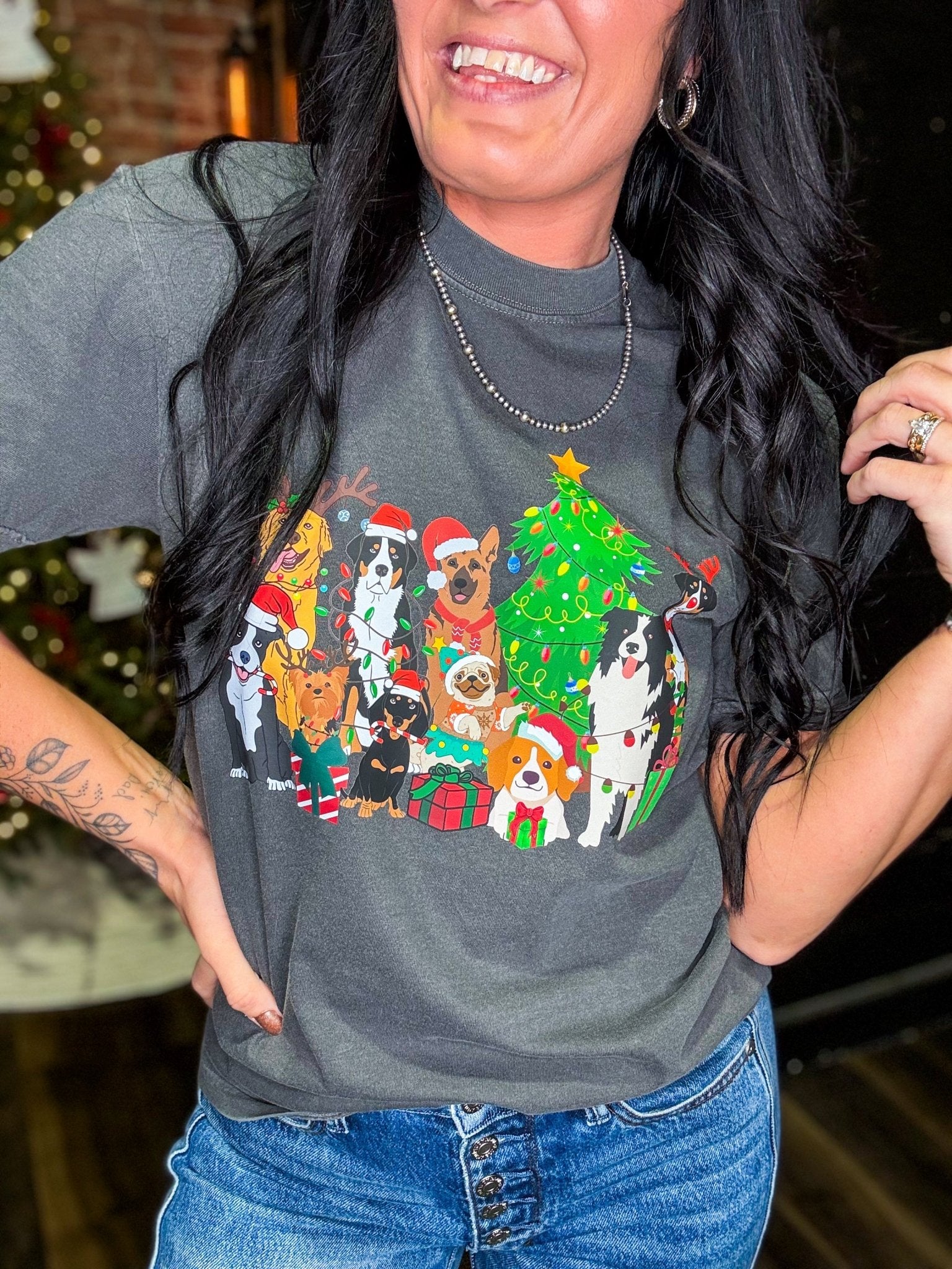Santa Paws Graphic Tee - Southern Chic Tees & Boutique