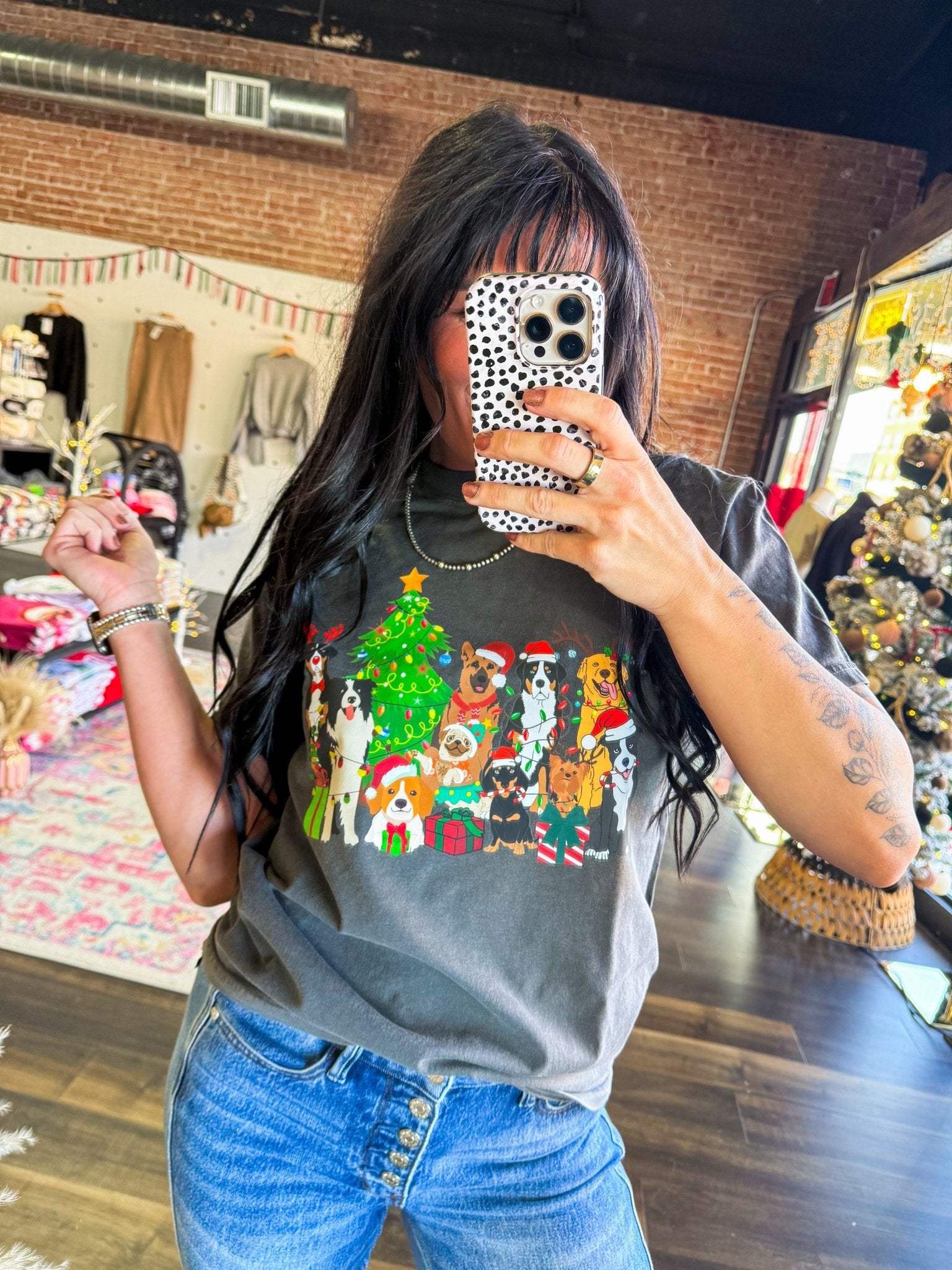 Santa Paws Graphic Tee - Southern Chic Tees & Boutique