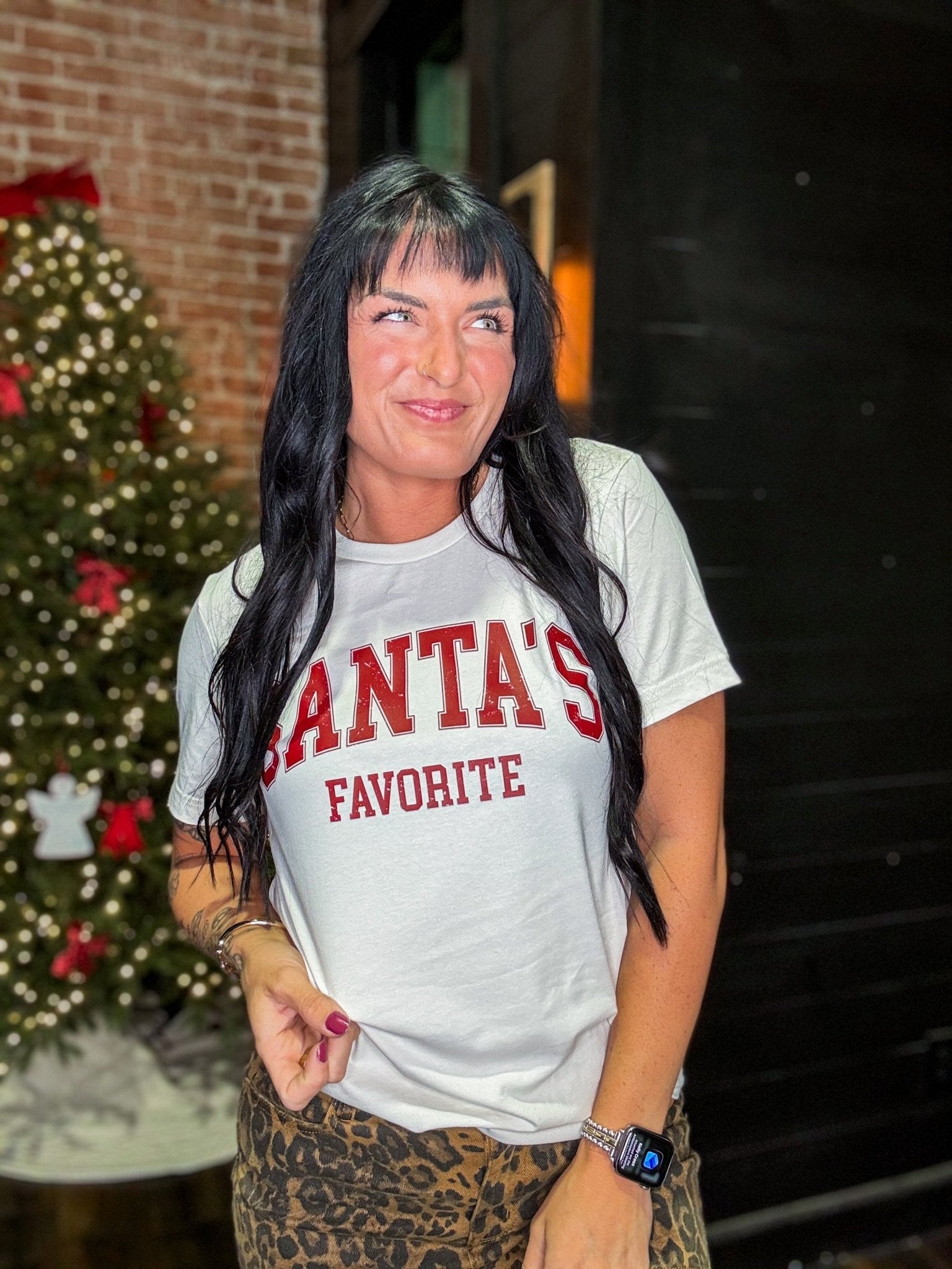 Santa's Favorite Graphic Tee - Southern Chic Tees & Boutique