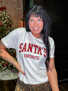 Santa's Favorite Graphic Tee - Southern Chic Tees & Boutique