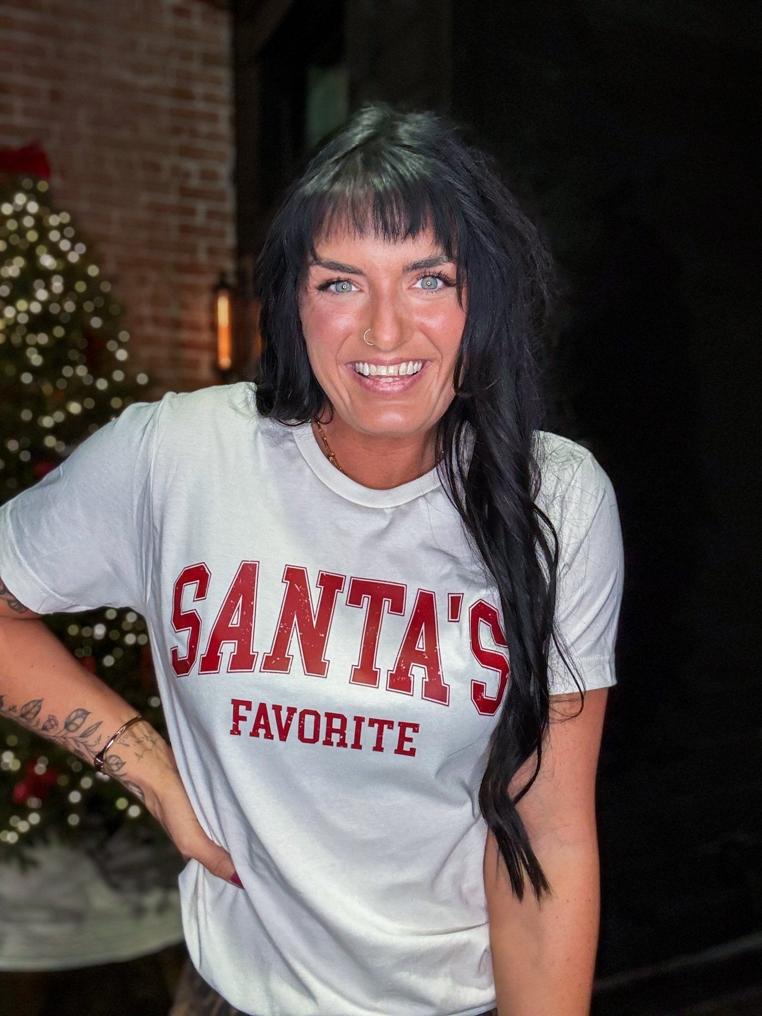 Santa's Favorite Graphic Tee - Southern Chic Tees & Boutique