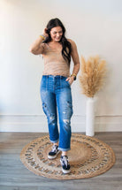 Sheer Lace Long Sleeve Top Mocha - Southern Chic Tees & Boutique