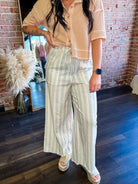Shoreline Stripe Pants - Southern Chic Tees & Boutique