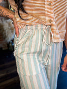 Shoreline Stripe Pants - Southern Chic Tees & Boutique
