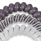 Silver Flames Large Teleties Hair Ties - Southern Chic Tees & Boutique