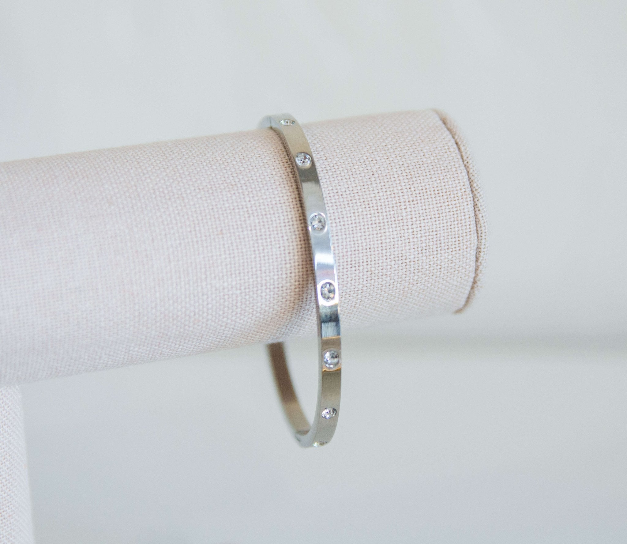Silver Glam Bangle - Southern Chic Tees & Boutique