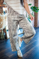 Speckled Camo Barrel-Leg Denim | Relaxed Fit Branch Pant - Southern Chic Tees & Boutique