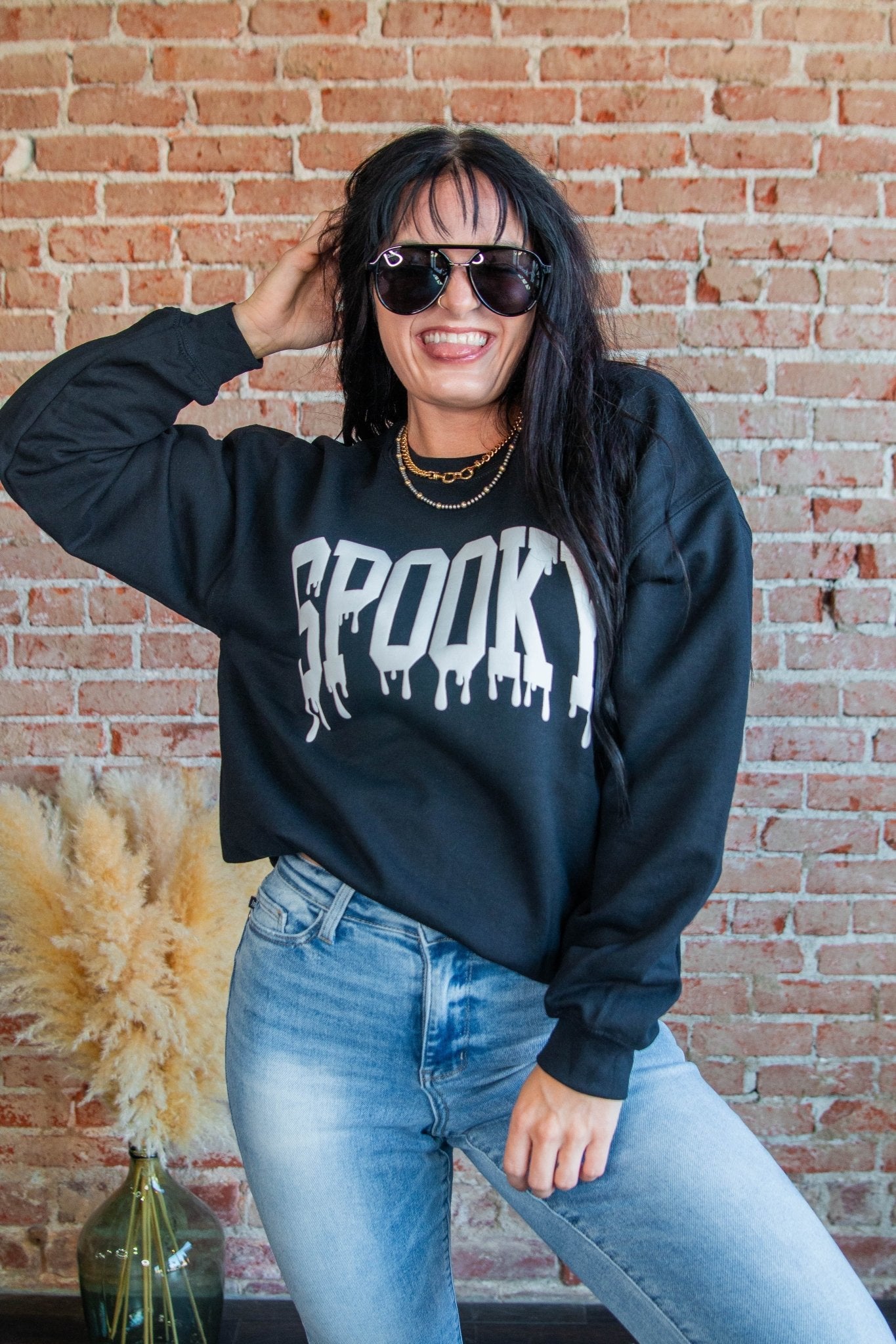 Spooky Puff Sweatshirt - Southern Chic Tees & Boutique