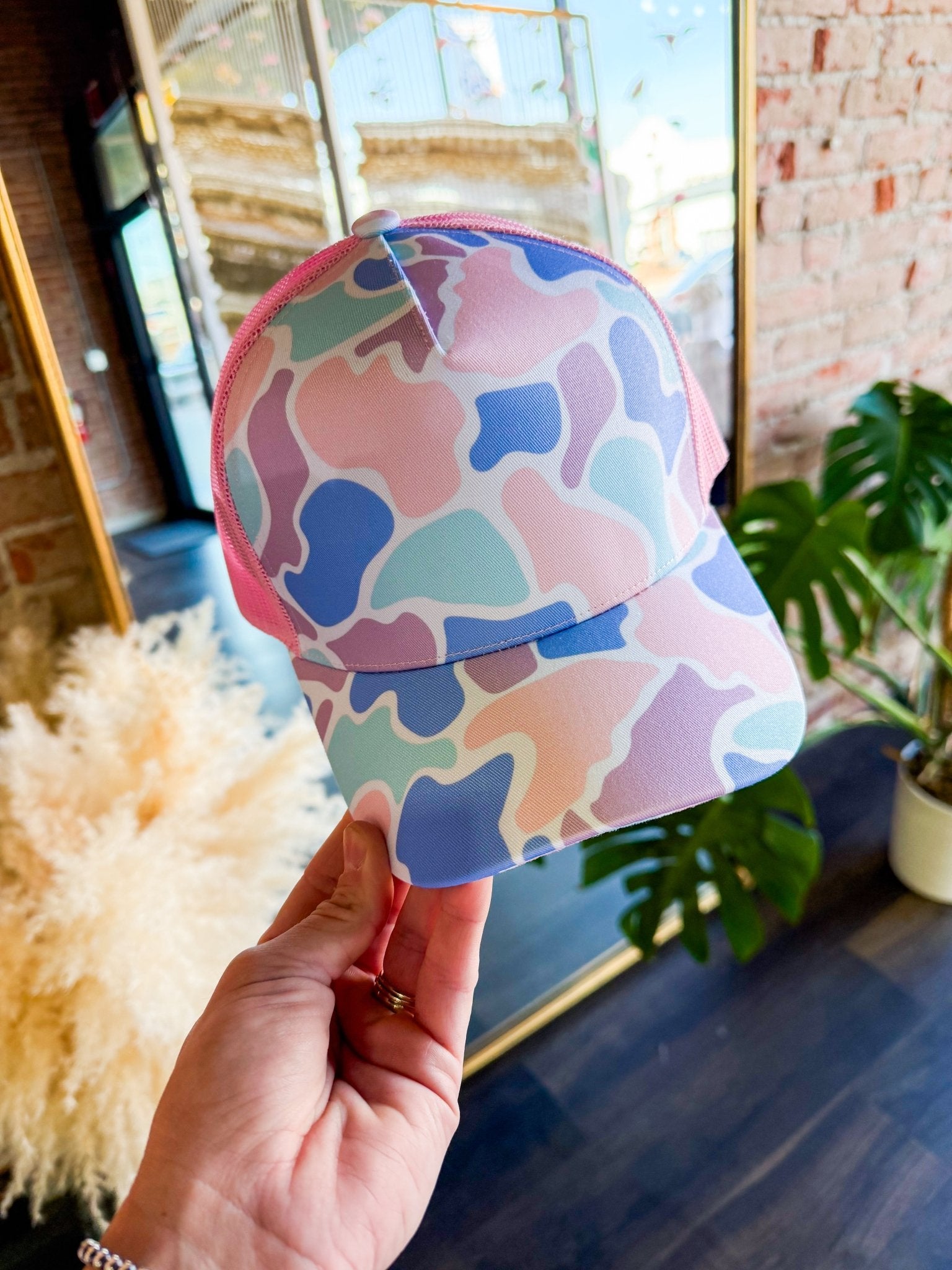 Spring Duck Camo Trucker Hat - Southern Chic Tees & Boutique