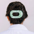 Spring Splash Large Flat Round Hair Clip - Large - Southern Chic Tees & Boutique
