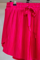 Sunny Days Pleated Athletic Shorts Hot Pink - Southern Chic Tees & Boutique