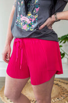 Sunny Days Pleated Athletic Shorts Hot Pink - Southern Chic Tees & Boutique