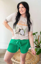 Sunny Days Pleated Athletic Shorts Kelly Green - Southern Chic Tees & Boutique