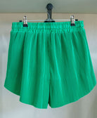 Sunny Days Pleated Athletic Shorts Kelly Green - Southern Chic Tees & Boutique