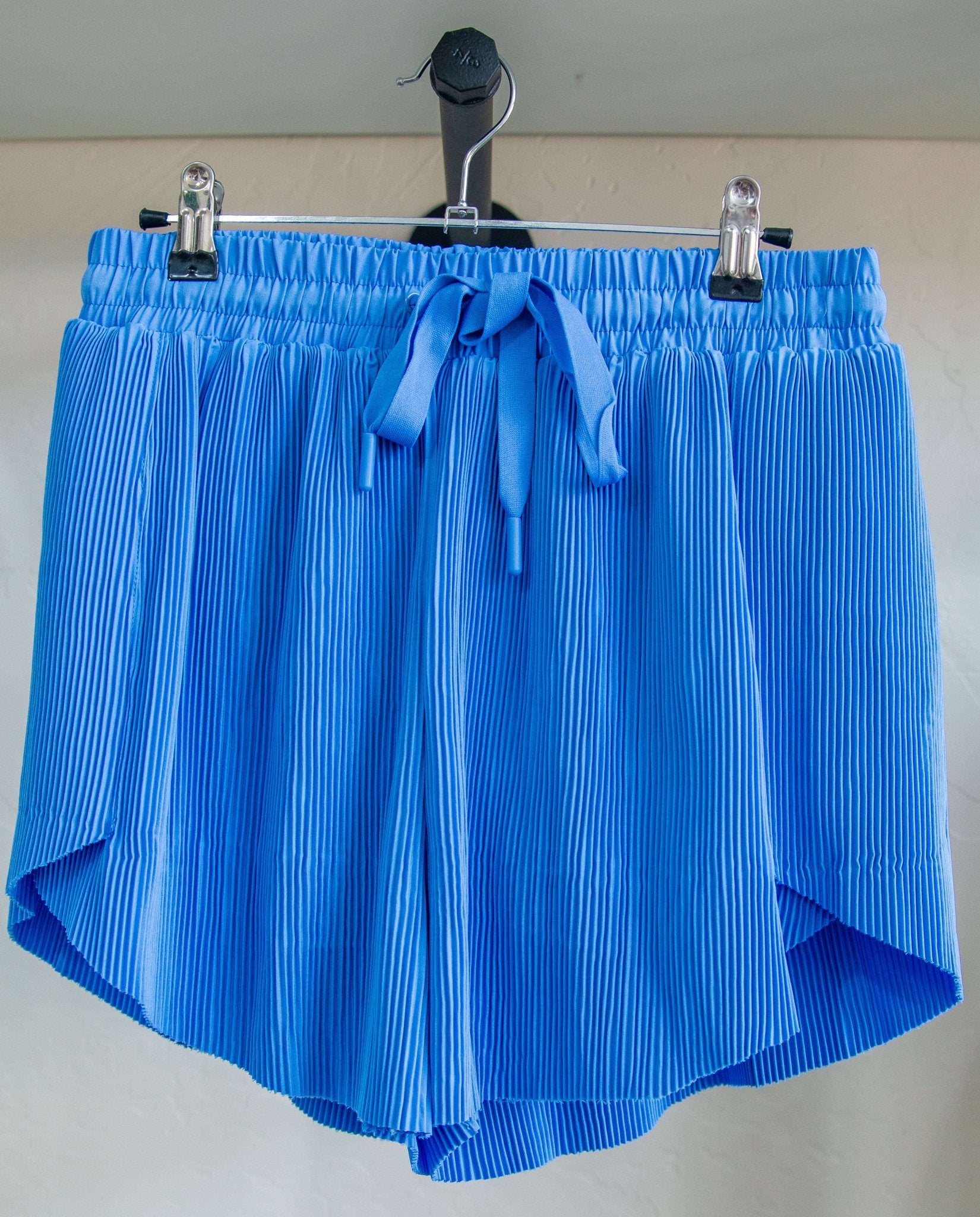 Sunny Days Pleated Athletic Shorts Sky Blue - Southern Chic Tees & Boutique