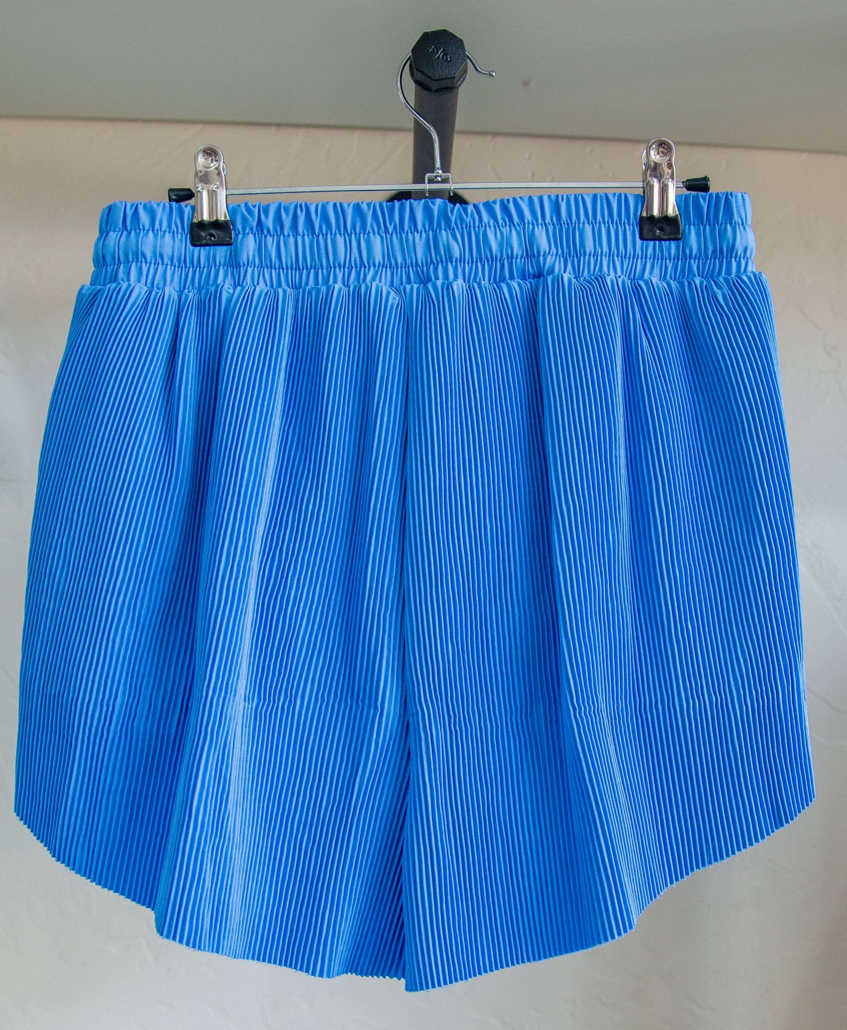 Sunny Days Pleated Athletic Shorts Sky Blue - Southern Chic Tees & Boutique