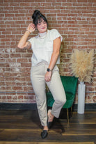 Tan Pixie Pants - Southern Chic Tees & Boutique