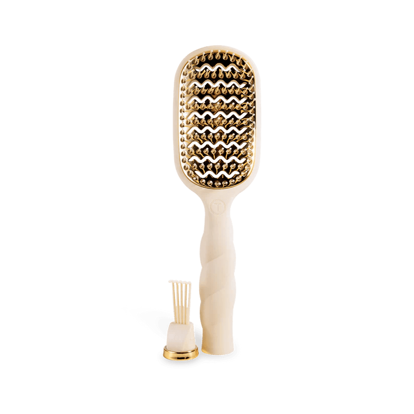 Teleties Vented Hair Brush - Tan - Southern Chic Tees & Boutique