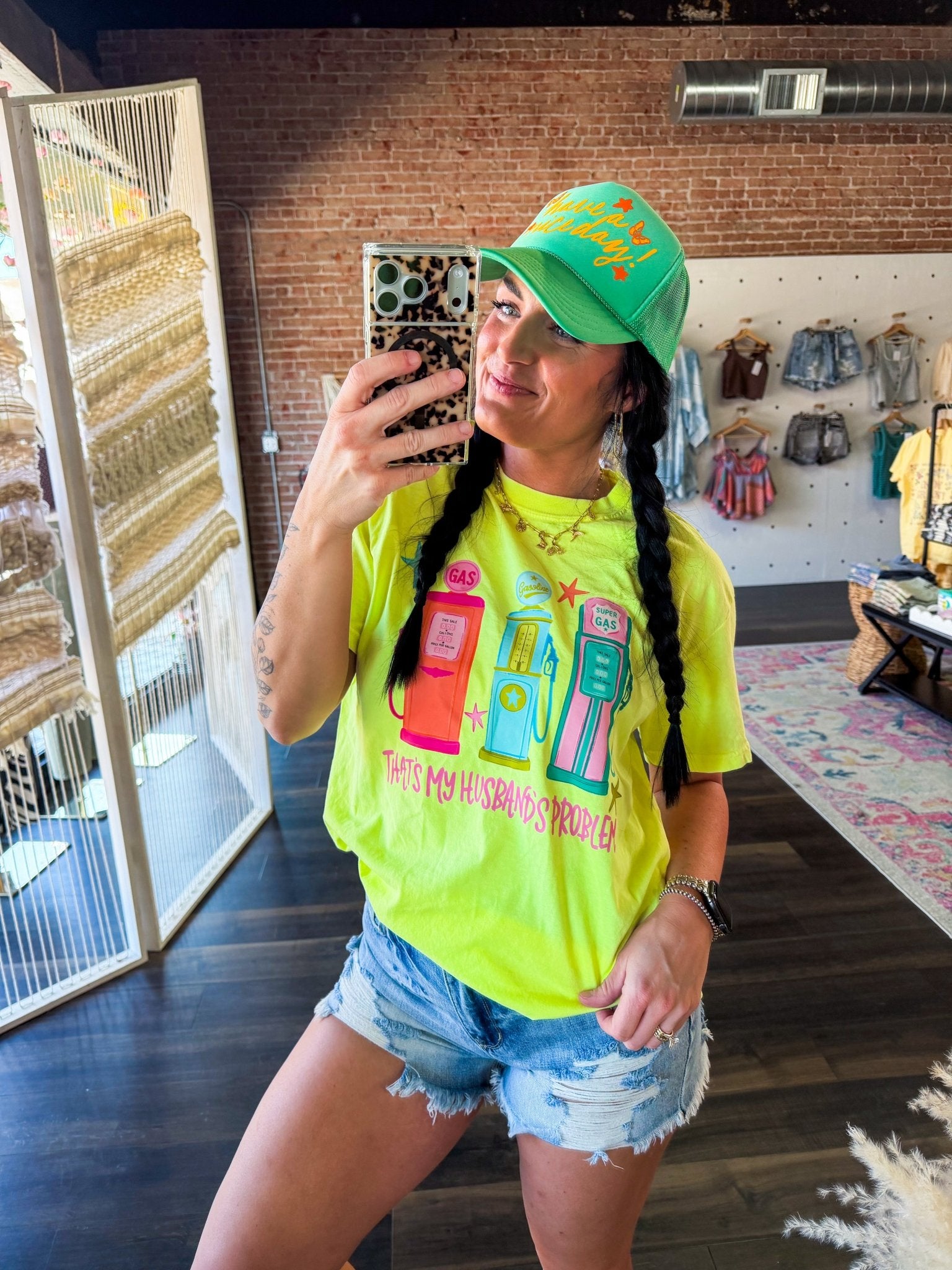 "That's My Husband's Problem" Retro Graphic Tee | Premium Comfort Colors Funny Wife Shirt - Southern Chic Tees & Boutique