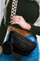 The Bloom Belt Bag | Black - Southern Chic Tees & Boutique