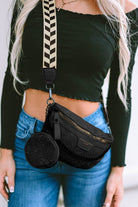 The Bloom Belt Bag | Black - Southern Chic Tees & Boutique