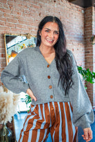 The Cozy-Chic V-Neck Button-Up Knit Cardigan - Southern Chic Tees & Boutique