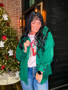 The Everyday Essential Shacket | Hunter Green - Southern Chic Tees & Boutique