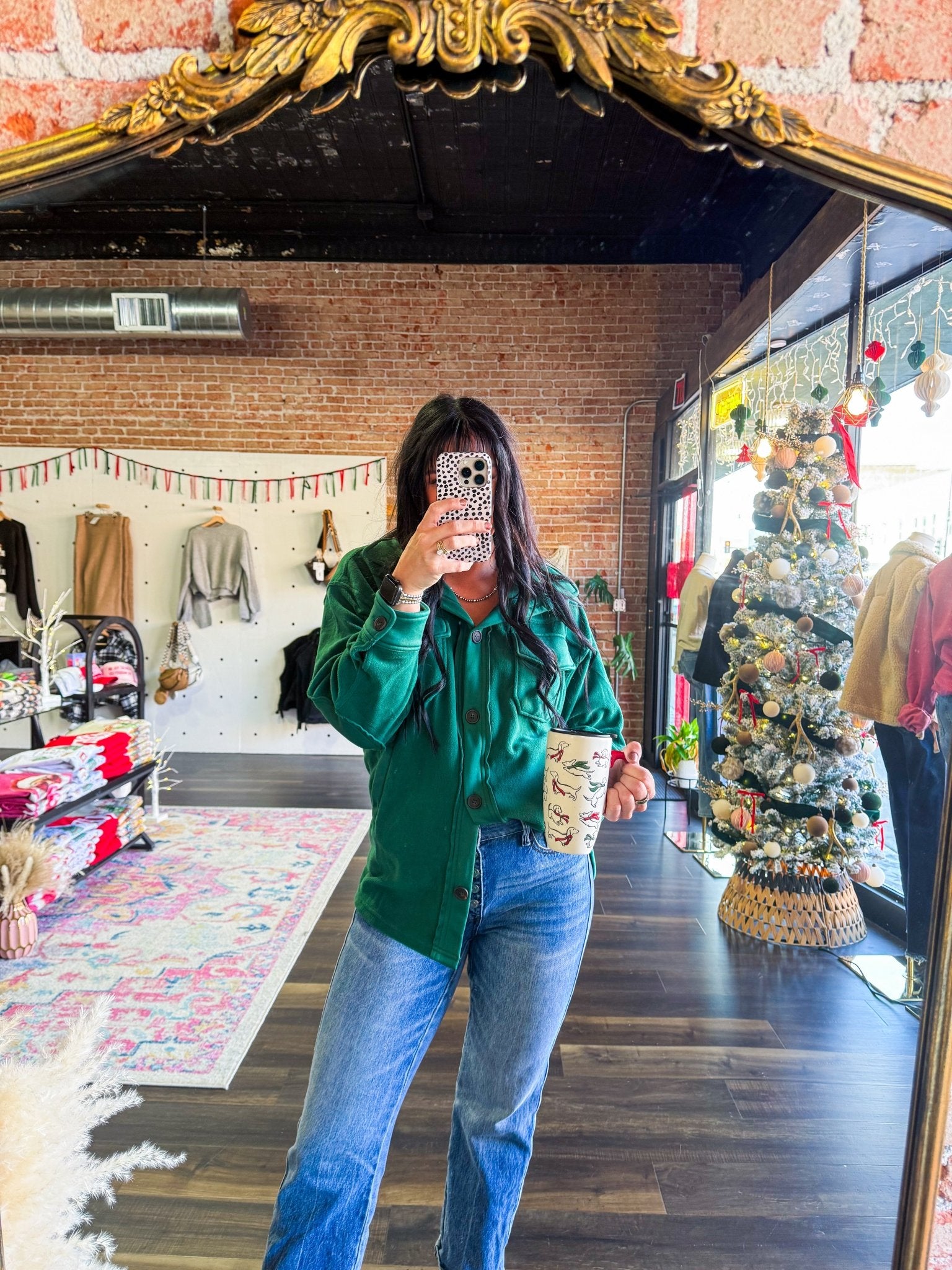 The Everyday Essential Shacket | Hunter Green - Southern Chic Tees & Boutique