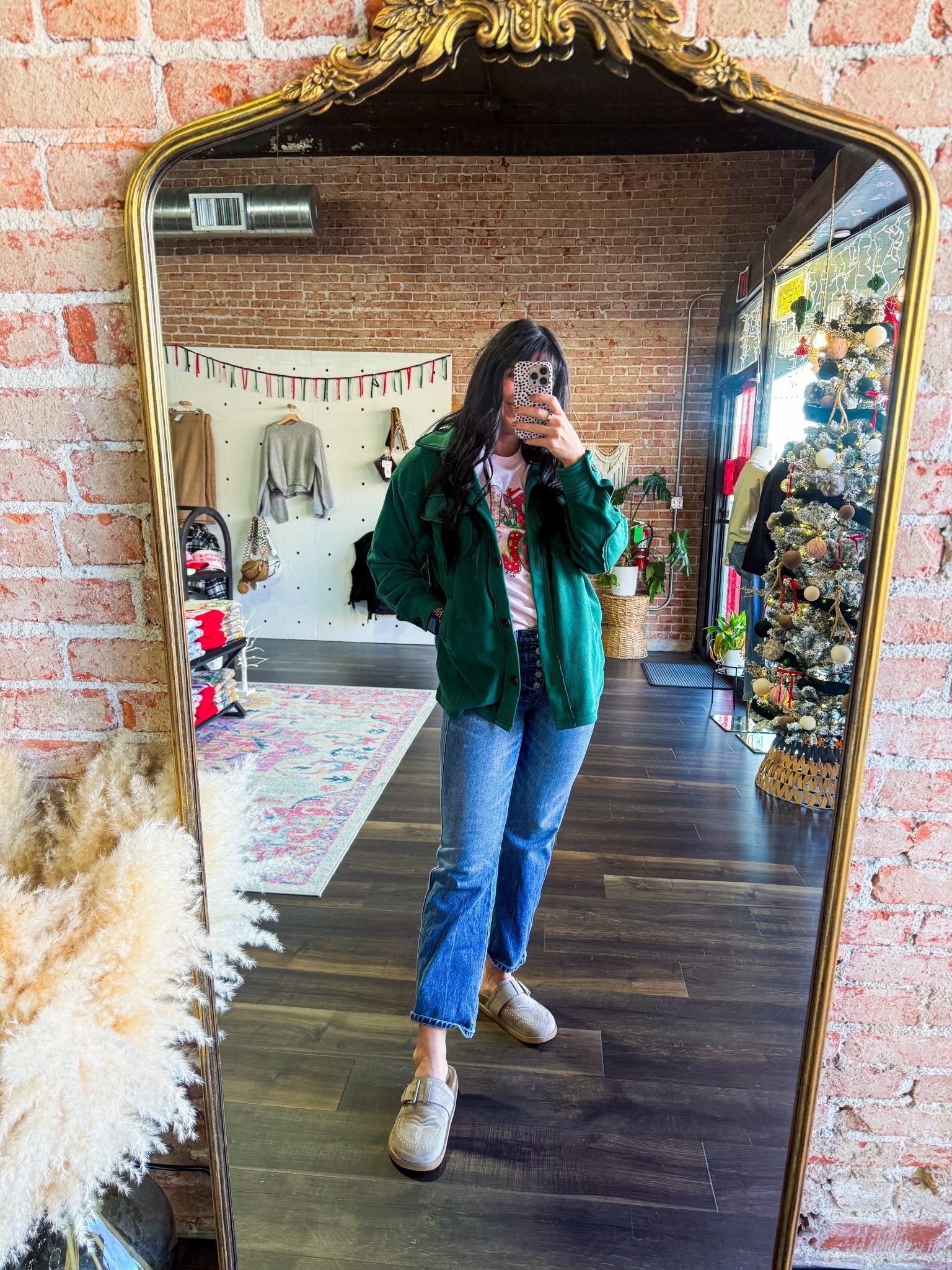 The Everyday Essential Shacket | Hunter Green - Southern Chic Tees & Boutique