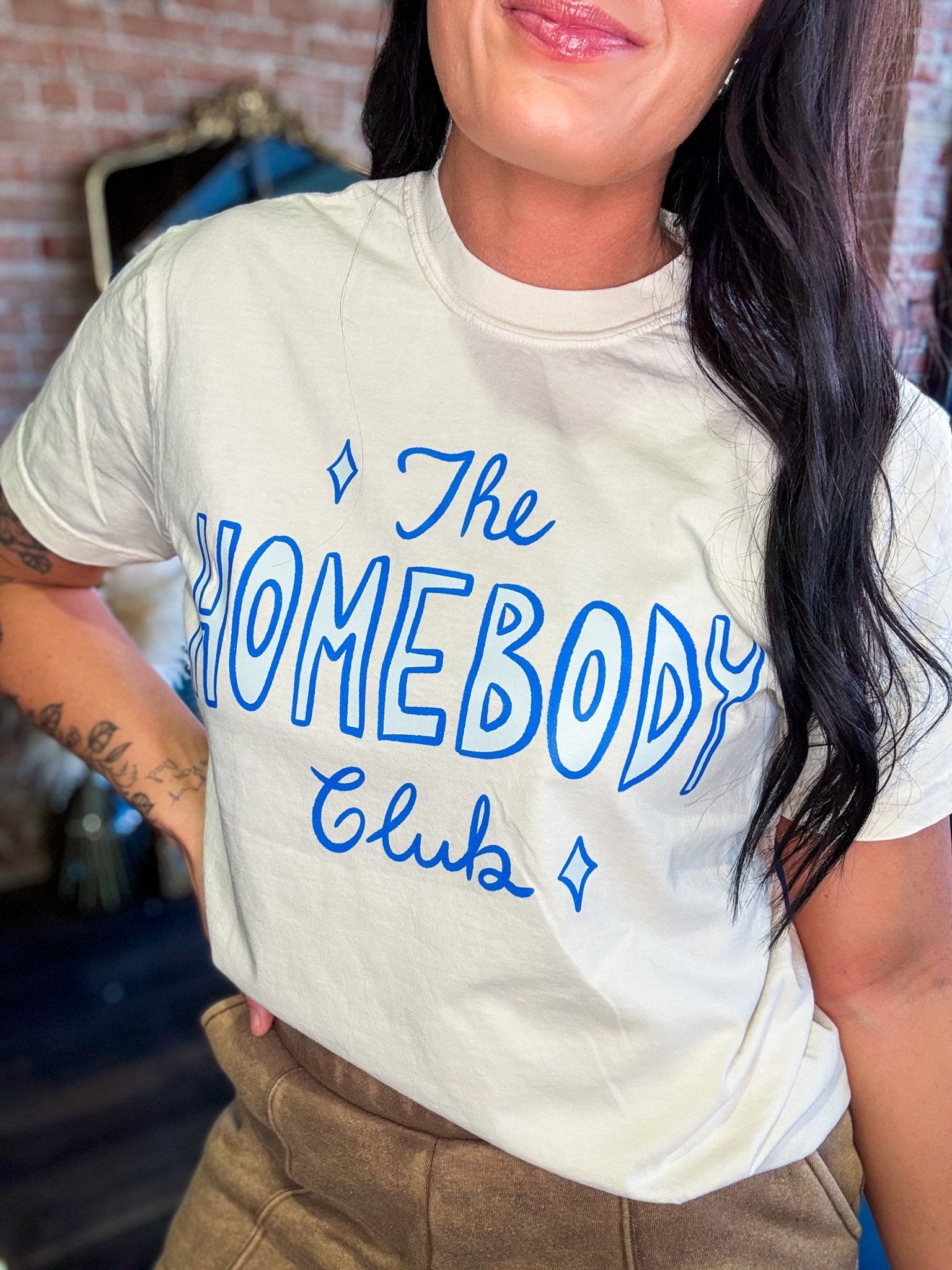 The Homebody Club Graphic Tee - Southern Chic Tees & Boutique