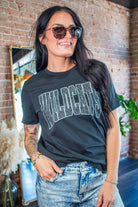 The Midnight Wildcat | Leopard Print Graphic Tee - Southern Chic Tees & Boutique